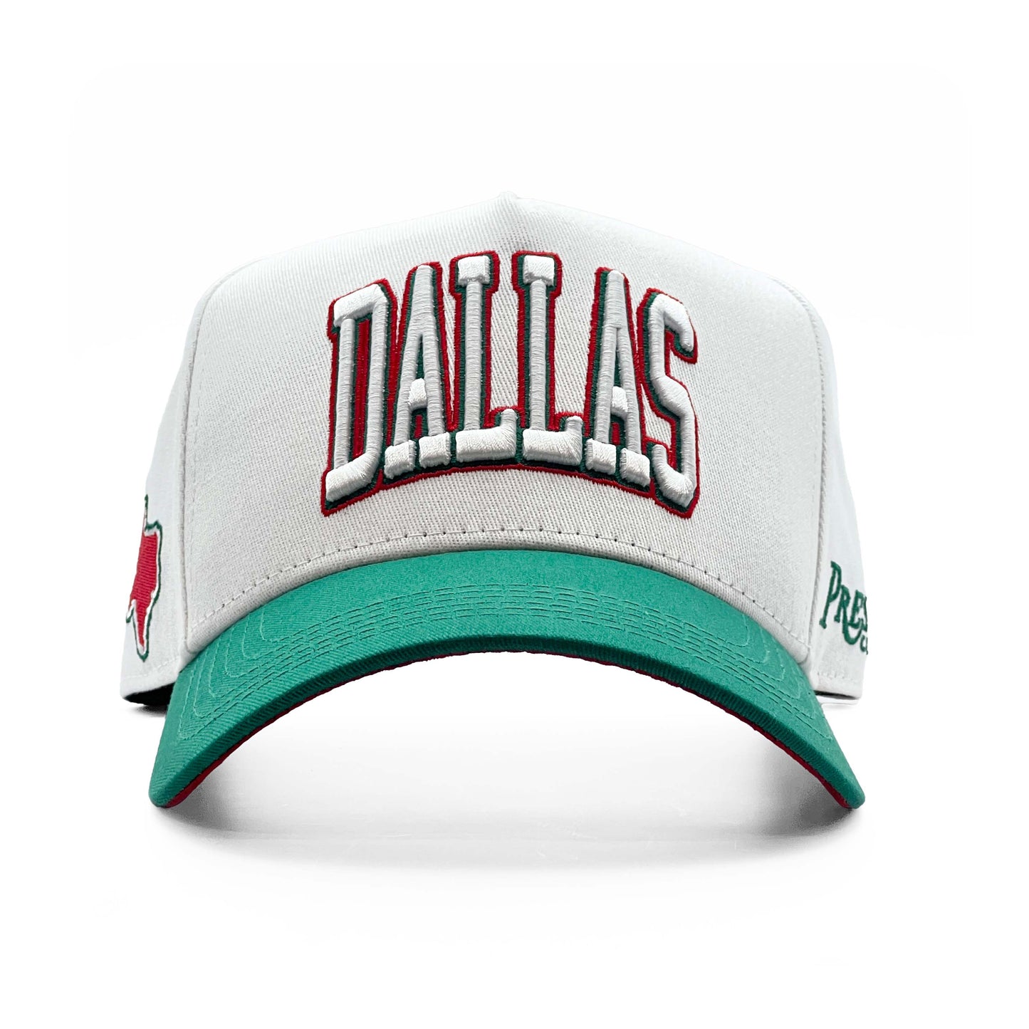 Dallas Cinco de Mayo Limited 5-Panel Snapback Hat – Front View with Dallas Embroidery