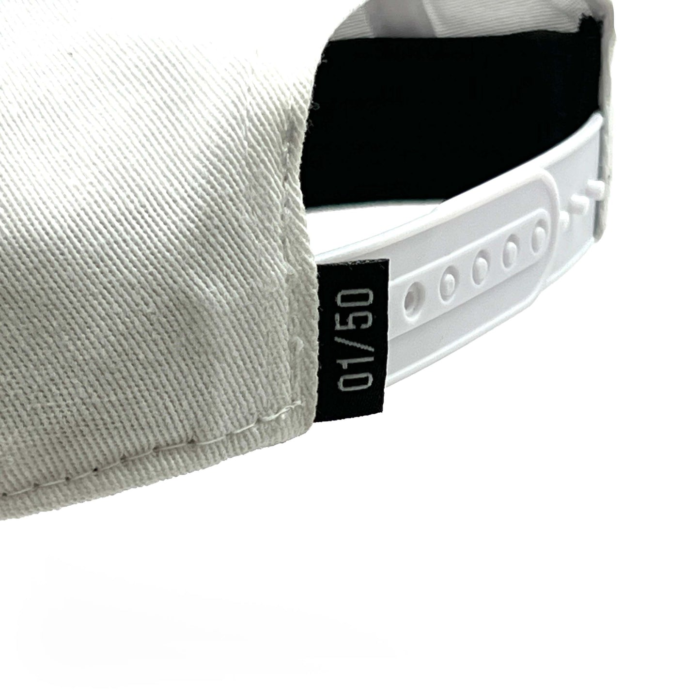 Dallas Cinco de Mayo Limited 5-Panel Snapback Hat – Rear View Showing Prestige Collection Logo Embroidery