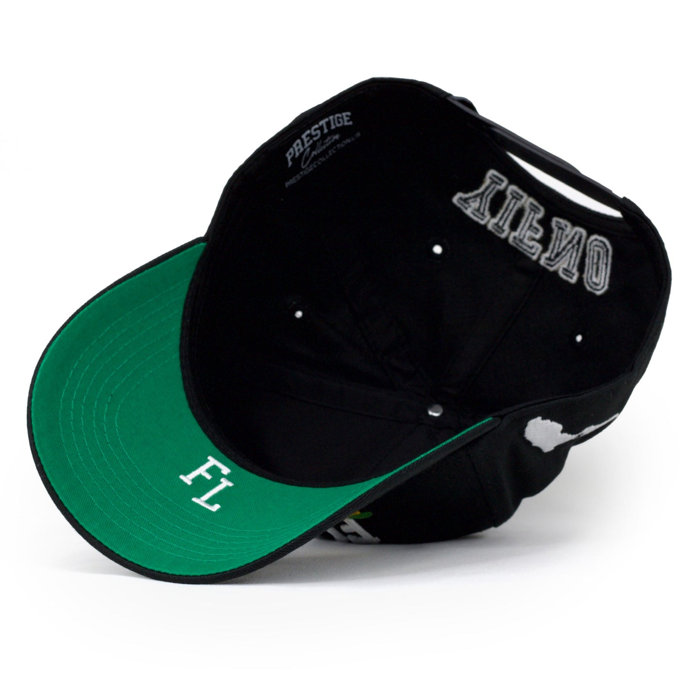 Florida Black YIFNO Limited 5-Panel Cotton Snapback Hat – Under Brim with FL Embroidery