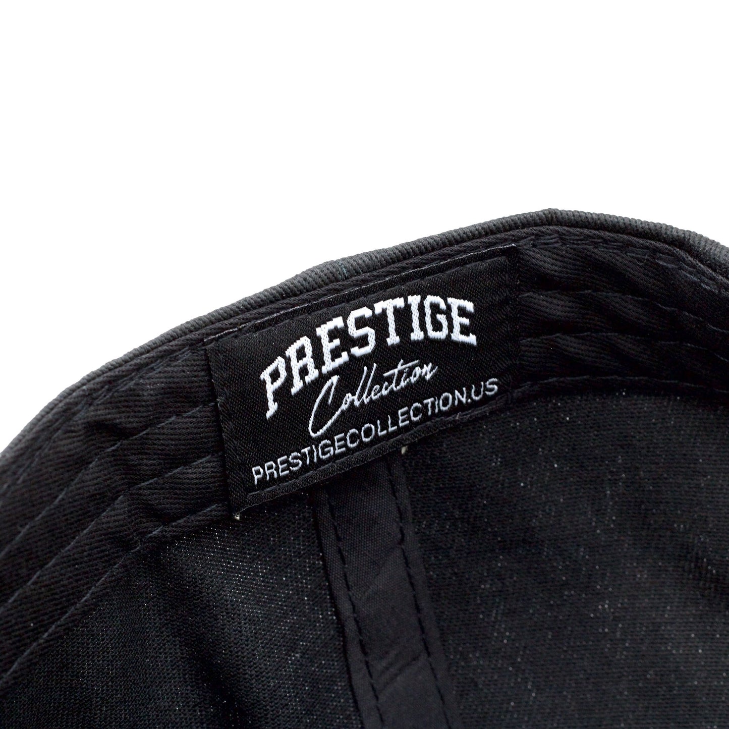 Florida Black YIFNO Limited 5-Panel Cotton Snapback Hat – Inside View with Prestige Collection Woven Tag