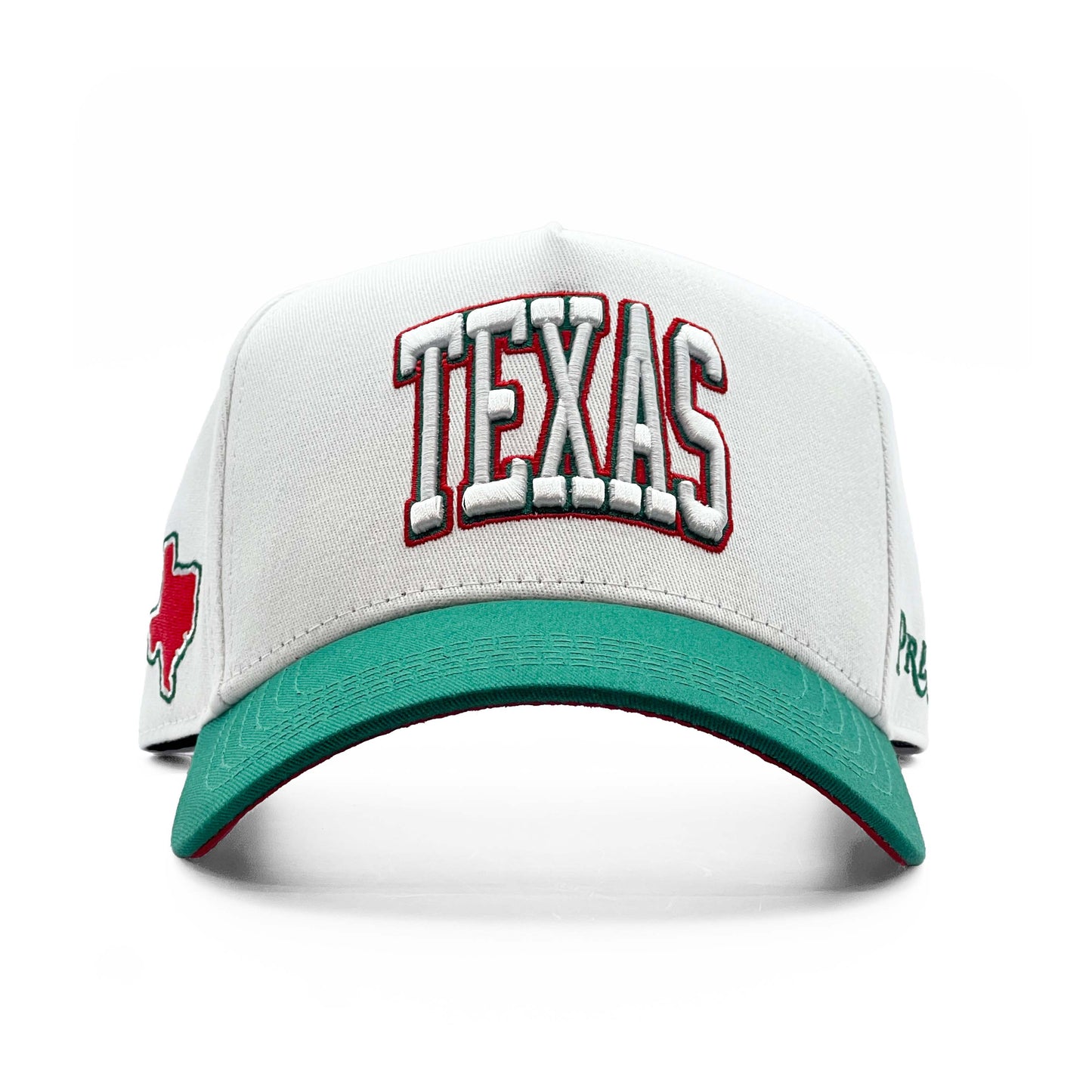 Texas Cinco de Mayo Limited 5-Panel Snapback Hat – Front View with Texas Embroidery