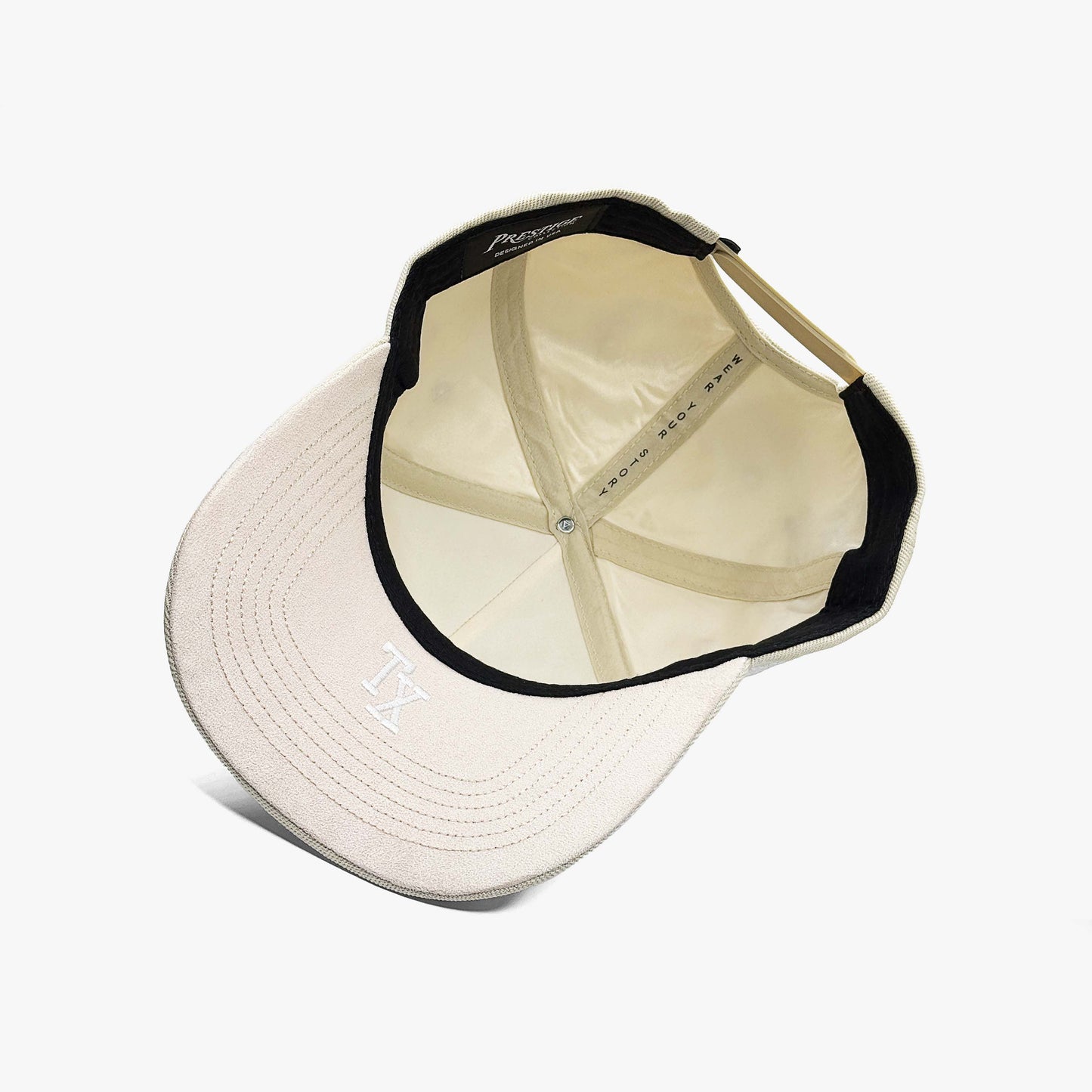 Texas Valentine’s Cream Snapback Hat – Interior Satin Lining with Wear Your Story Taping