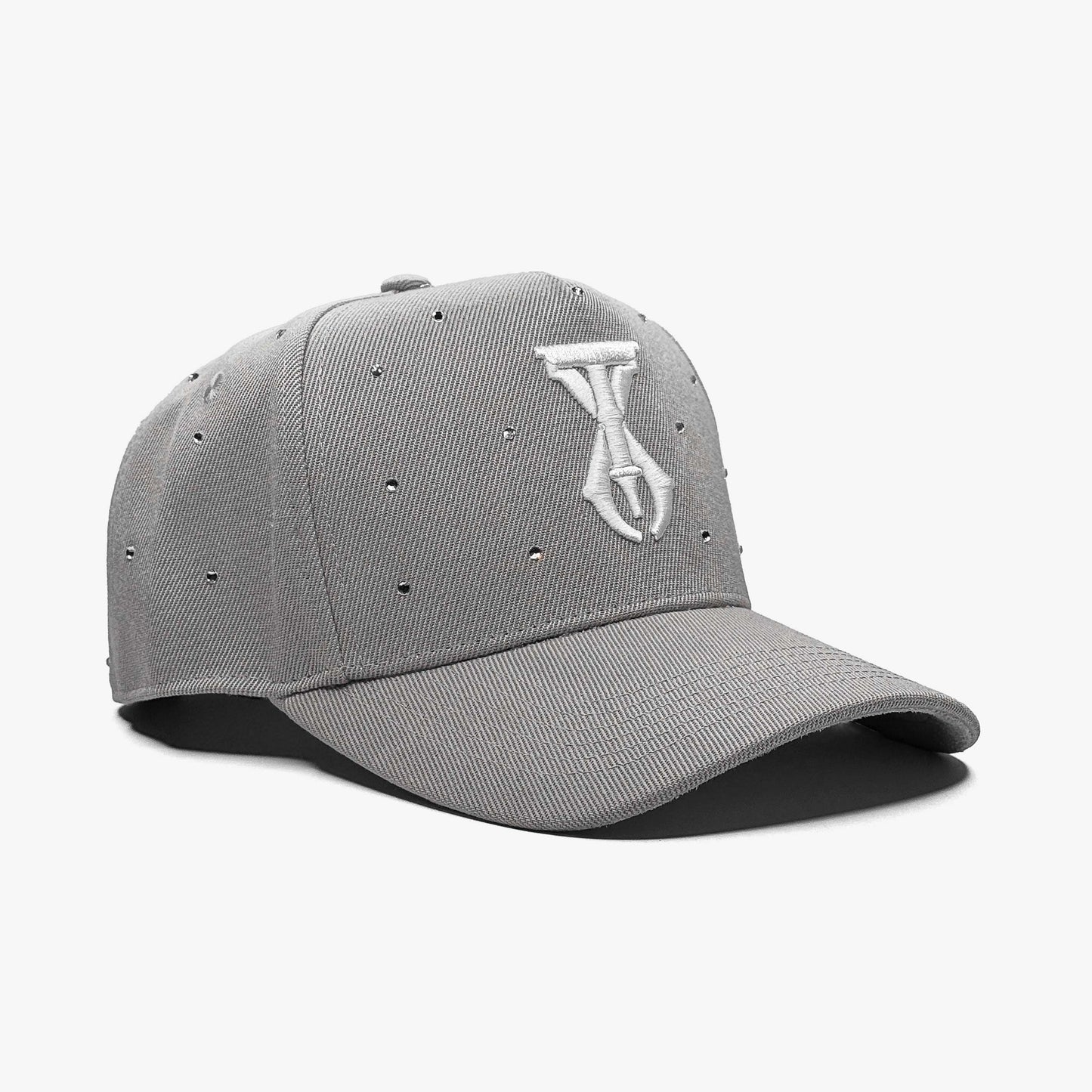 TX Starlight Fog Edition hat angled front view with grey polyester