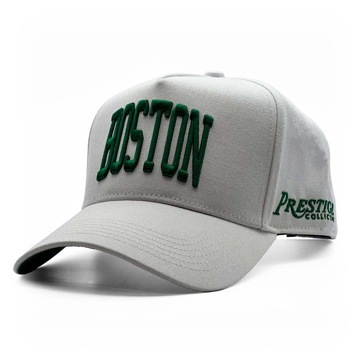 BOSTON SNAPBACK - WHITE/GREEN EDITION (LIMITED)