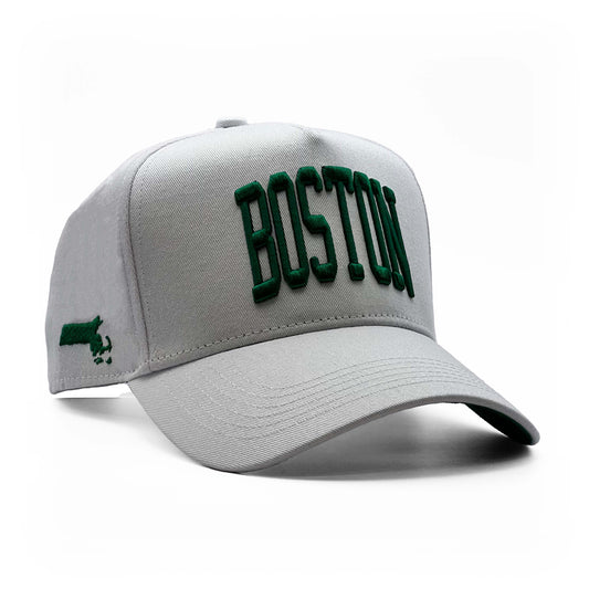 BOSTON SNAPBACK - WHITE/GREEN EDITION (LIMITED)