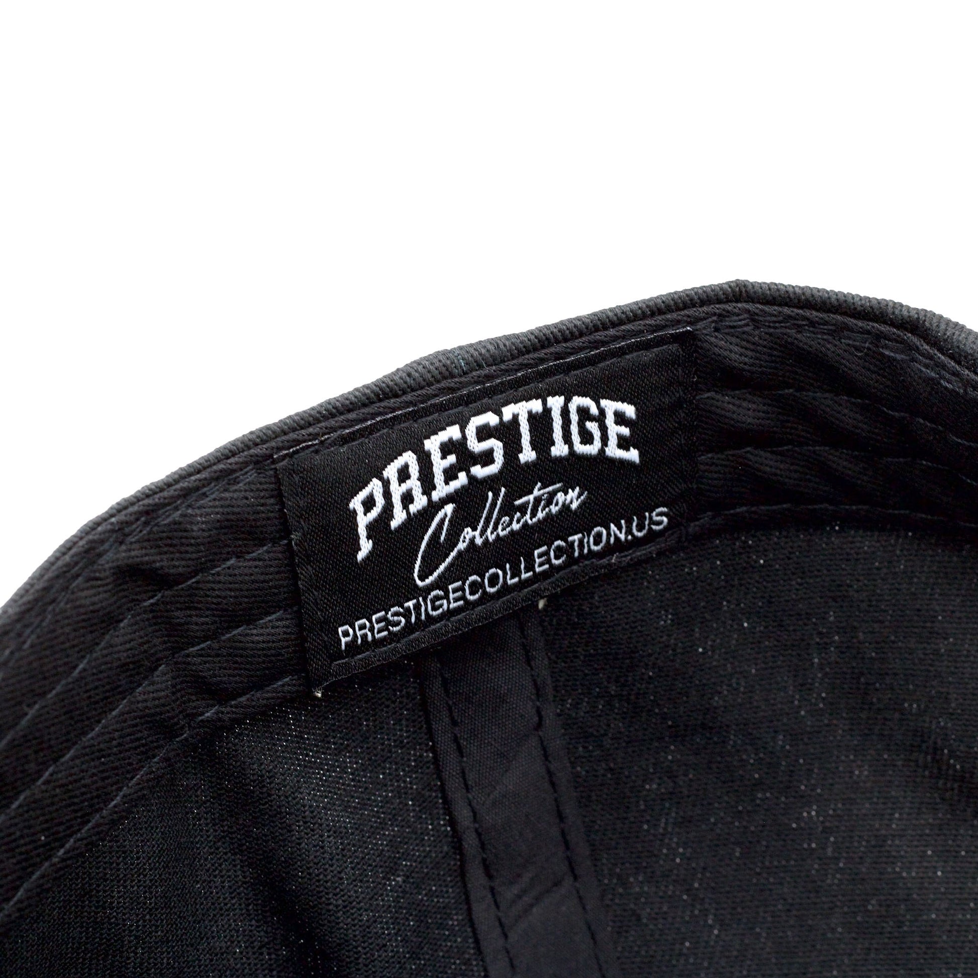 Florida Black YIFNO Limited 5-Panel Cotton Snapback Hat – Inside View with Prestige Collection Woven Tag