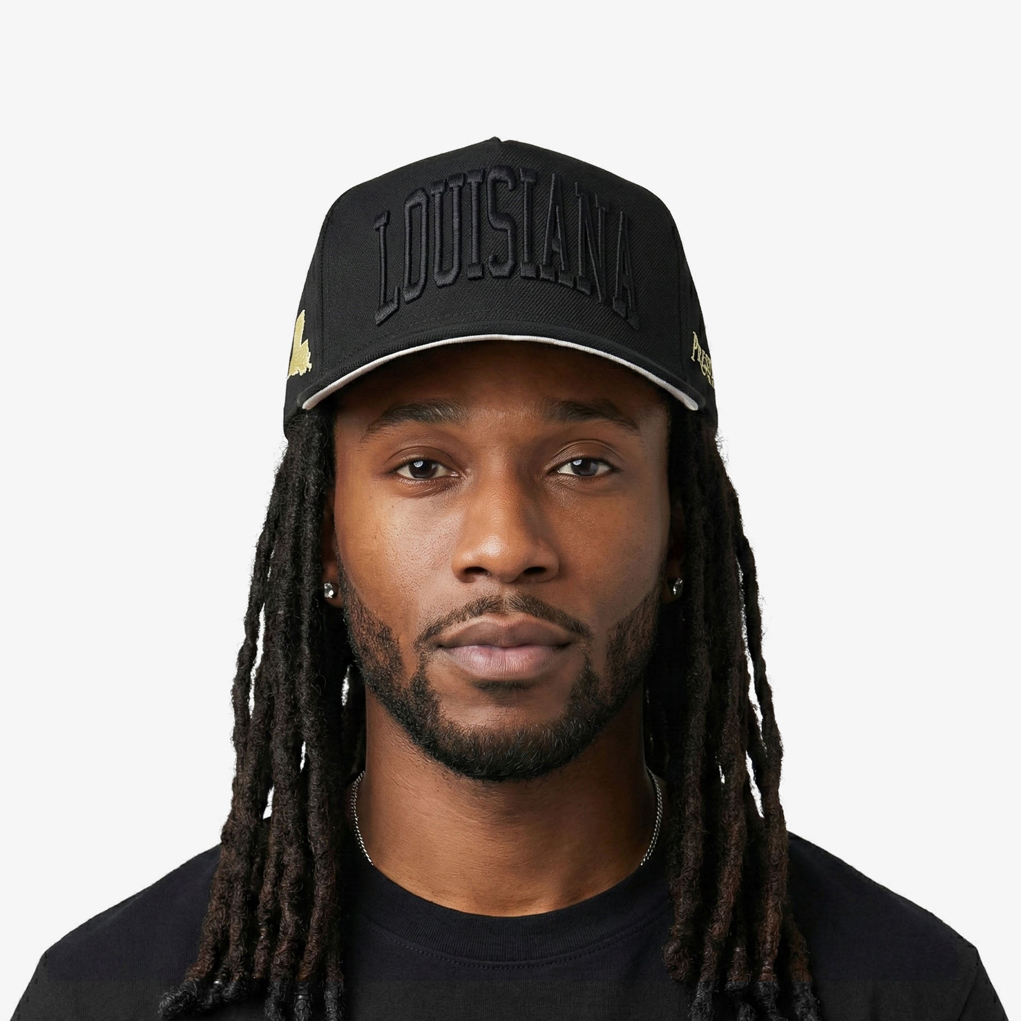 Louisiana Black & Gold 5-Panel Snapback Hat | Prestige Collection