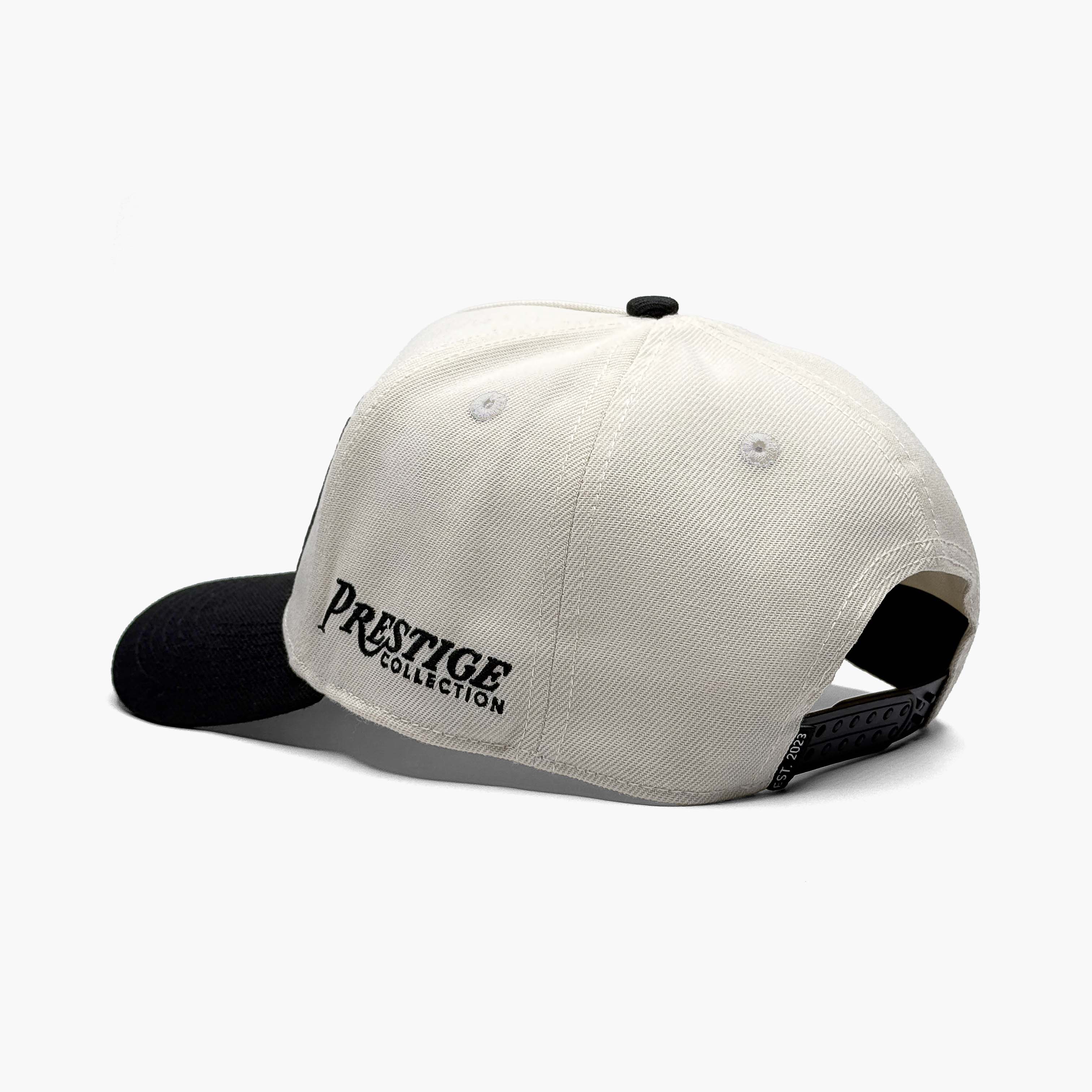 Louisiana Off White 5-Panel Snapback Hat | Prestige Collection