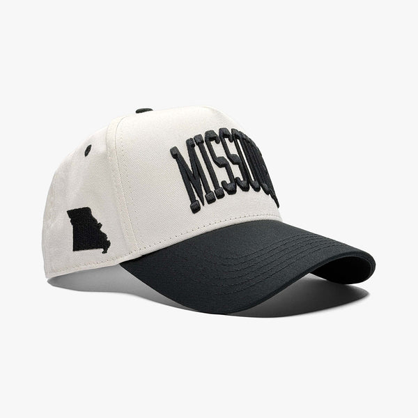 Missouri Off White 5-Panel Snapback Hat | Prestige Collection