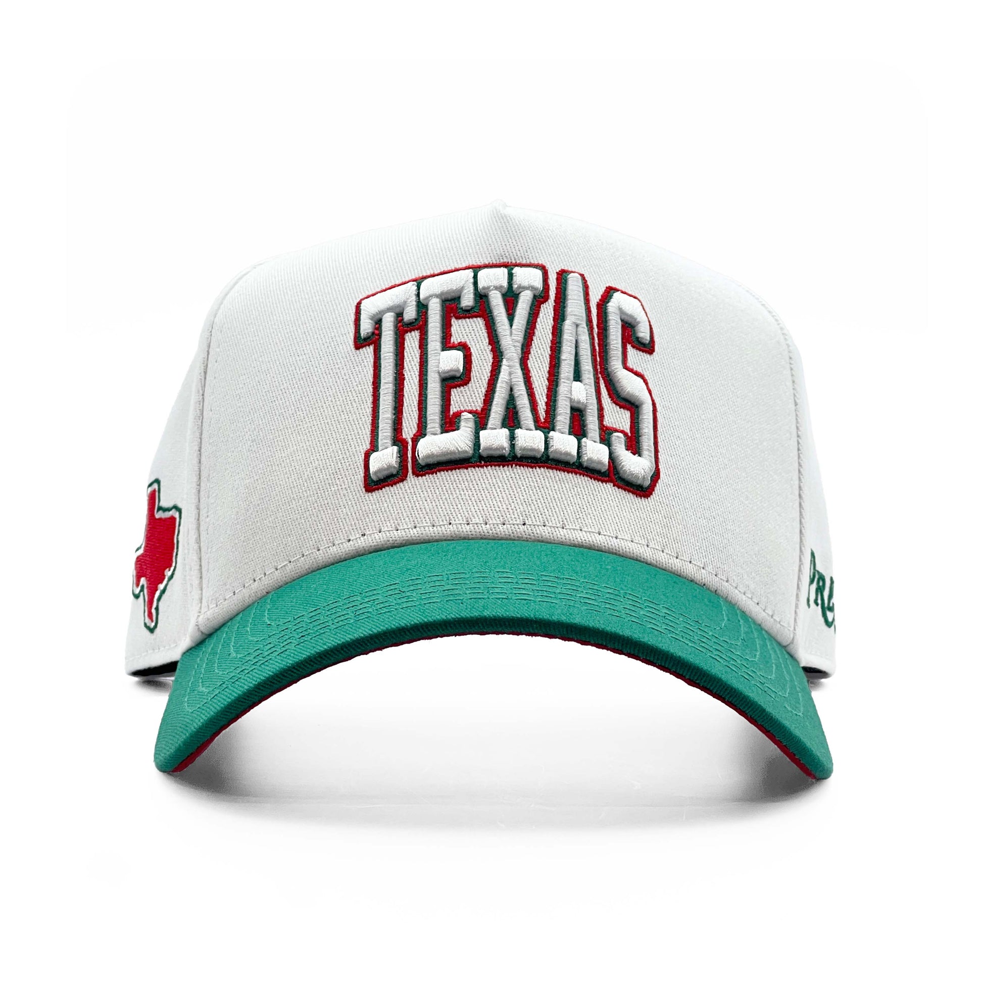 Texas Cinco de Mayo Limited 5-Panel Snapback Hat – Front View with Texas Embroidery