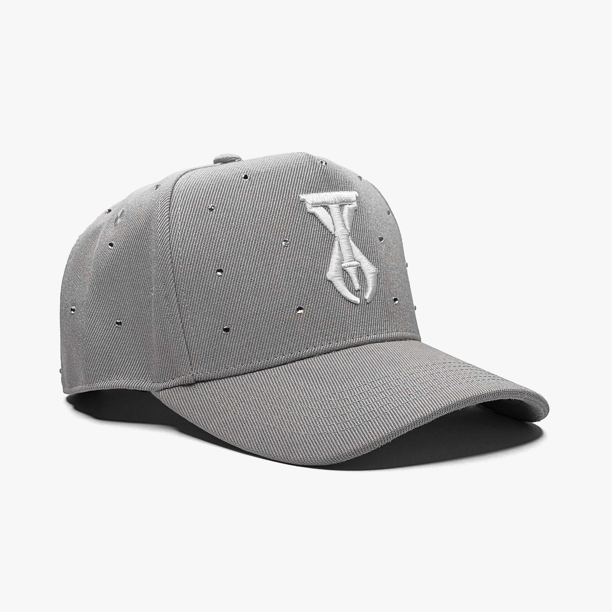 TX Starlight Fog Edition hat angled front view with grey polyester
