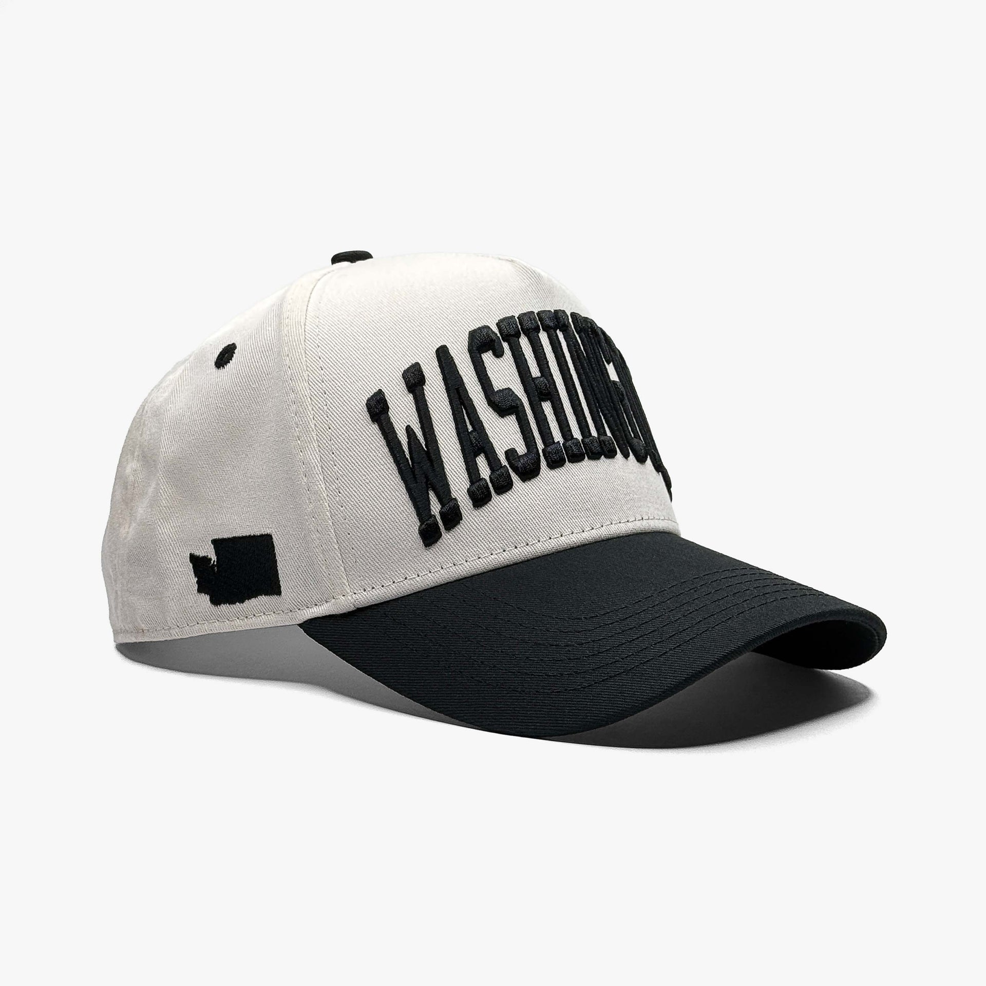 Washington Off White 5-Panel Snapback Hat Prestige Collection
